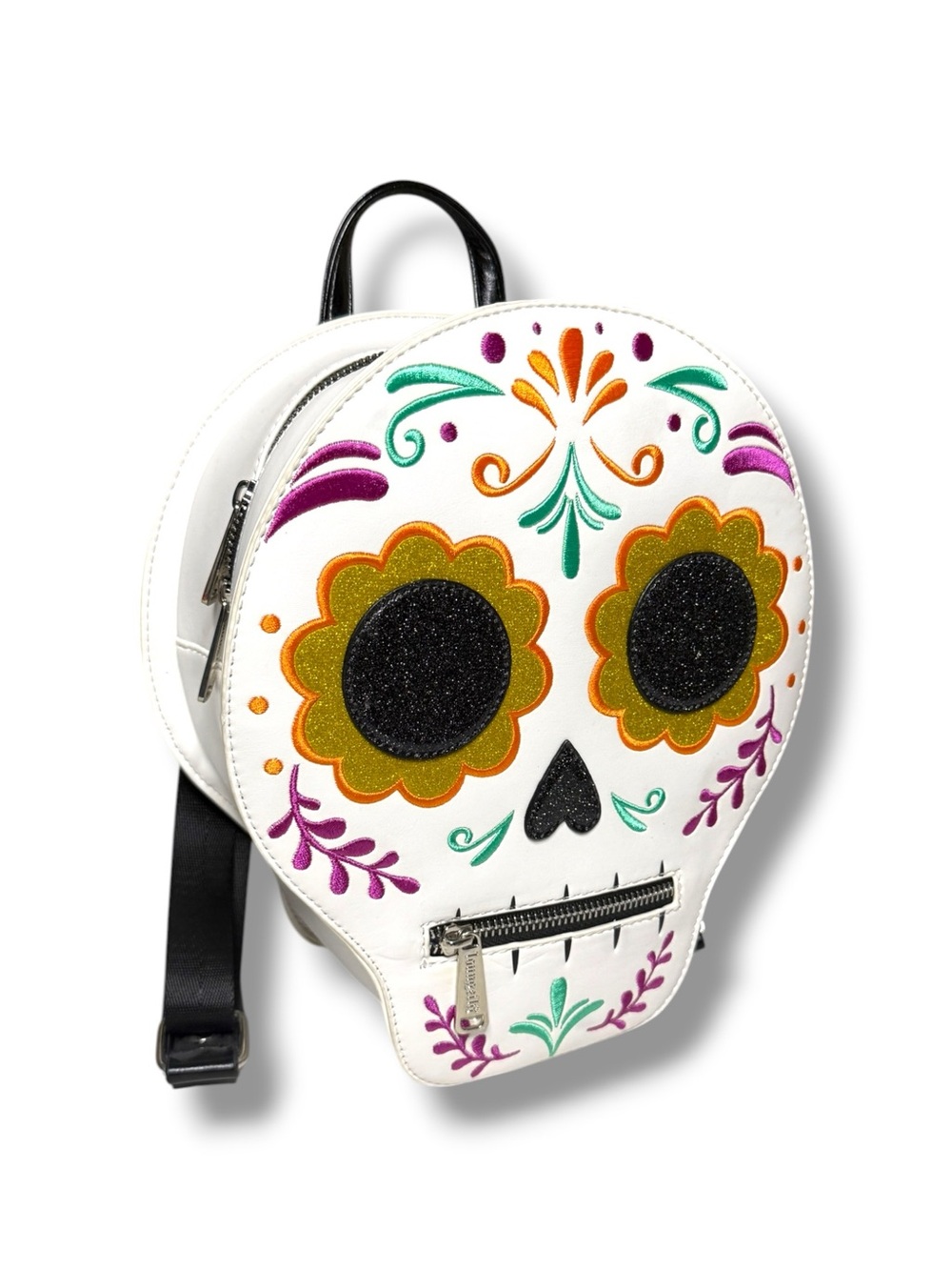 Coco Sugar Skull Loungefly Backpack White